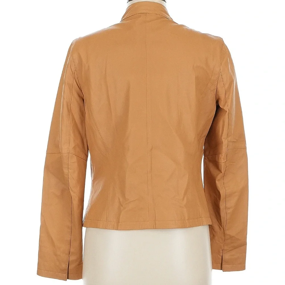 NWT J. McLaughlin Robario Lamb Napa Leather Jacket - Picture 2 of 11